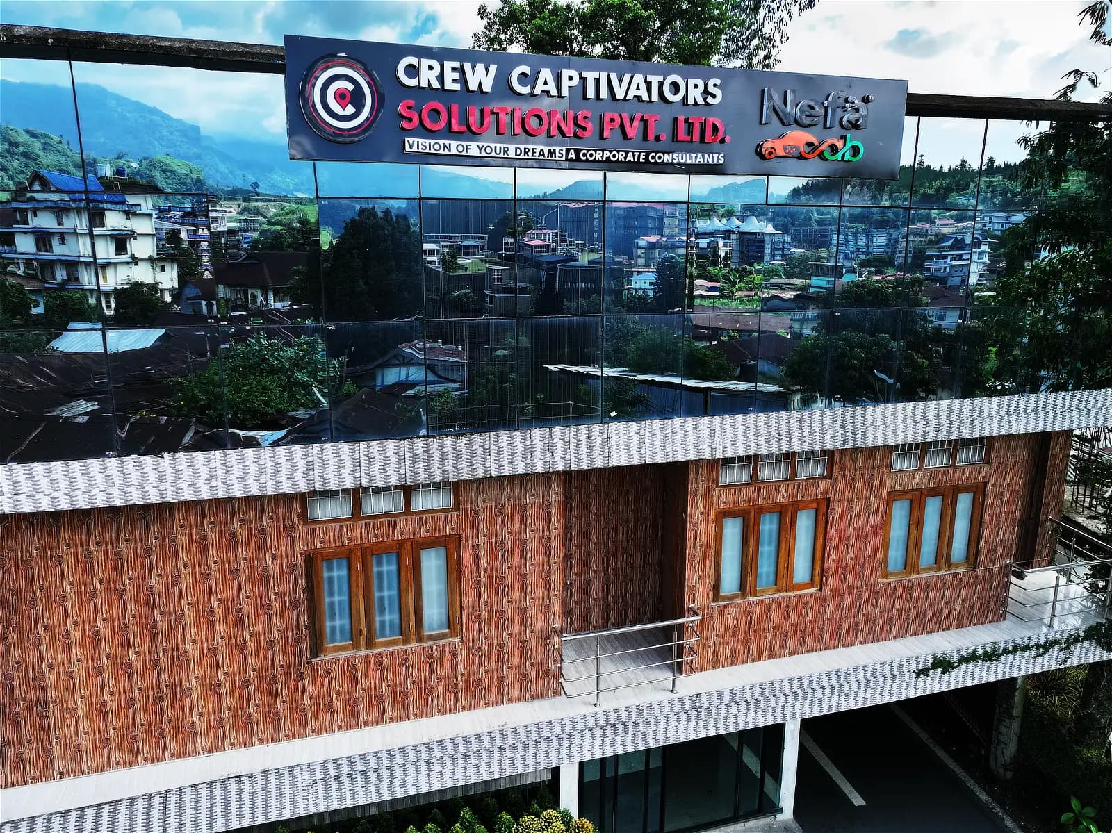 Front View of the Crew Captivators Solutions office
